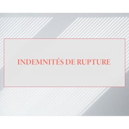 Indemnités de rupture